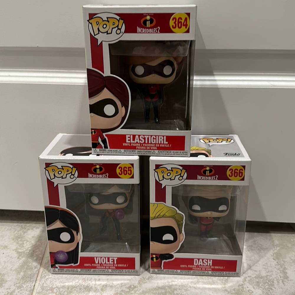 Disney Incredibles Funko Pops